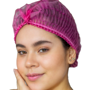 Gorro Tipo Oruga Fucsia Paquete x 100 Und