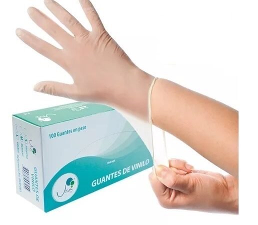 Guantes de Vinilo Caja x 100 Und