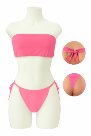 Panty Top  Tiras Color Rosado Paquete x 10 Und