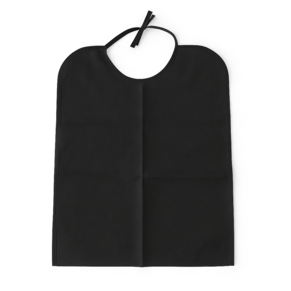 Baberos Negro Paquete x 20 Und