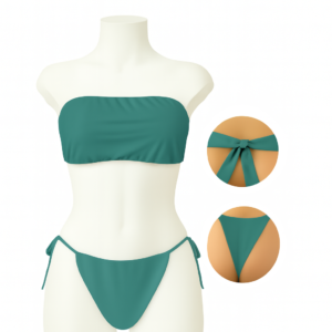 Panty Top  Tiras Color Verde Menta Paquete x 10 Und