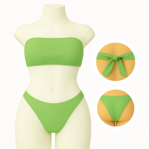 Panty Top  Señorero Verde Manzana Paquete x 10 Und